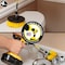 Drill Brush Power Scrubber By Useful Products 5 in W 5 in L Brush, Yellow Y-S-4M-5X-QC-DB - alternate 4